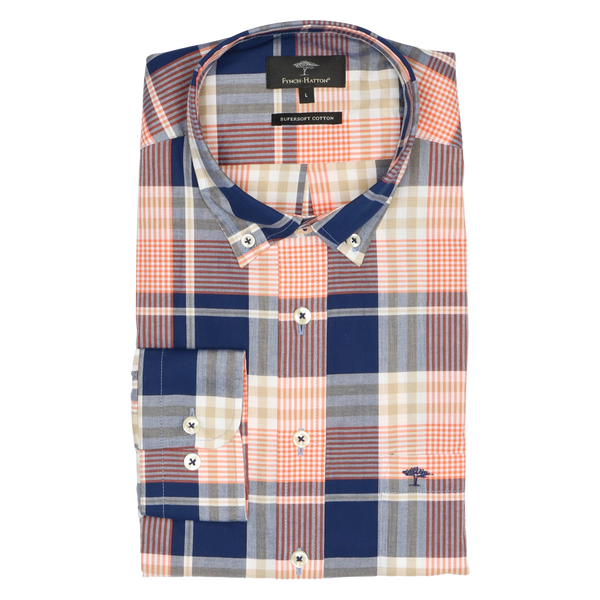 Fynch-Hatton Long Sleeve Double Faced Shirt
