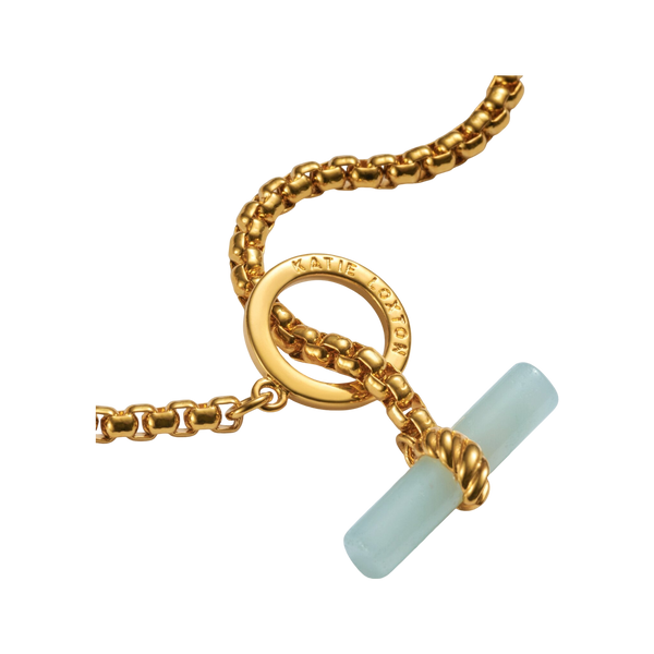Katie Loxton Azura Waterproof Gold T-bar Bracelet