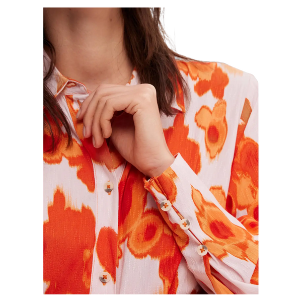Selected Femme Nicolette Long Sleeve Shirt Dress