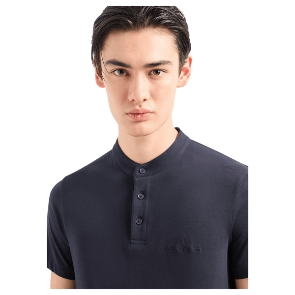 Armani Exchange Henley Collar Polo Shirt