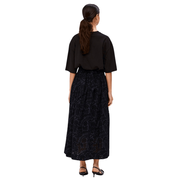 Object Broderie Anglaise Maxi Skirt for Women