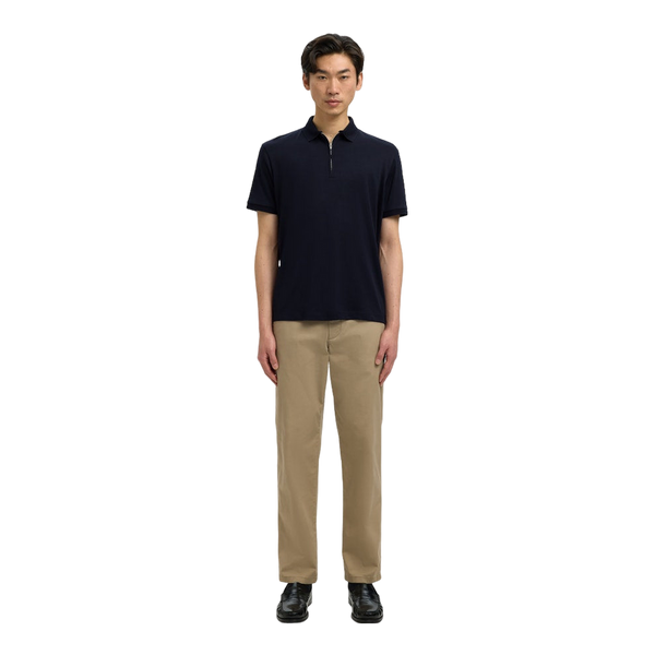 Selected Fave Zip Short Sleeve Polo