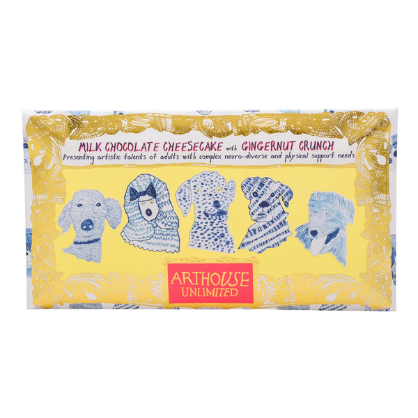Arthouse Unlimited Blue Dogs Milk Chocolate Bar