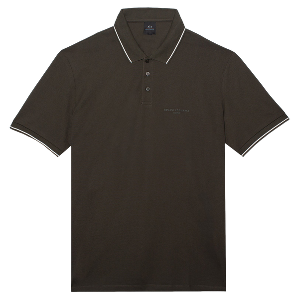 Armani Exchange Cotton Piquet Polo Shirt
