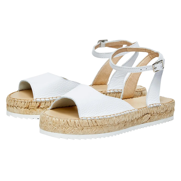 Selected Femme Eldina Leather Lined Espadrille Sandals for Women