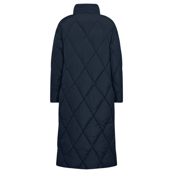 Soya Concept Nina 25 Long Puffa Quilted Coat for Women