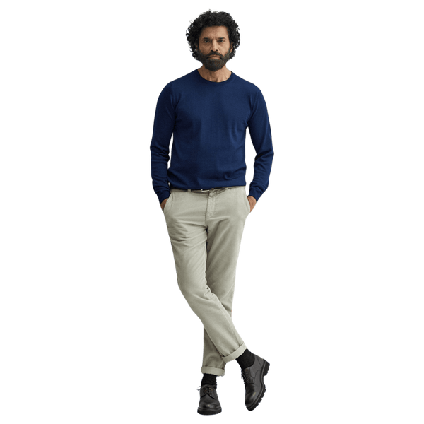Oliver Sweeney Camber Merino Crew Neck Jumper for Men