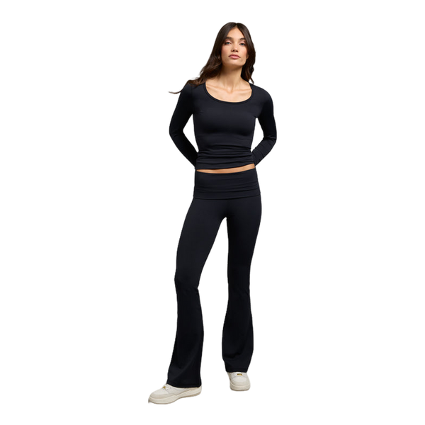 Holland Cooper Supersoft Flared Pants