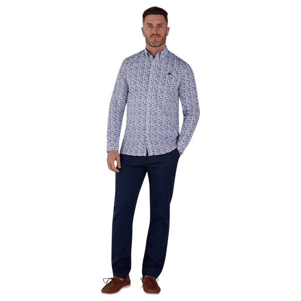 Raging Bull Dahlia Print Long Sleeve Shirt