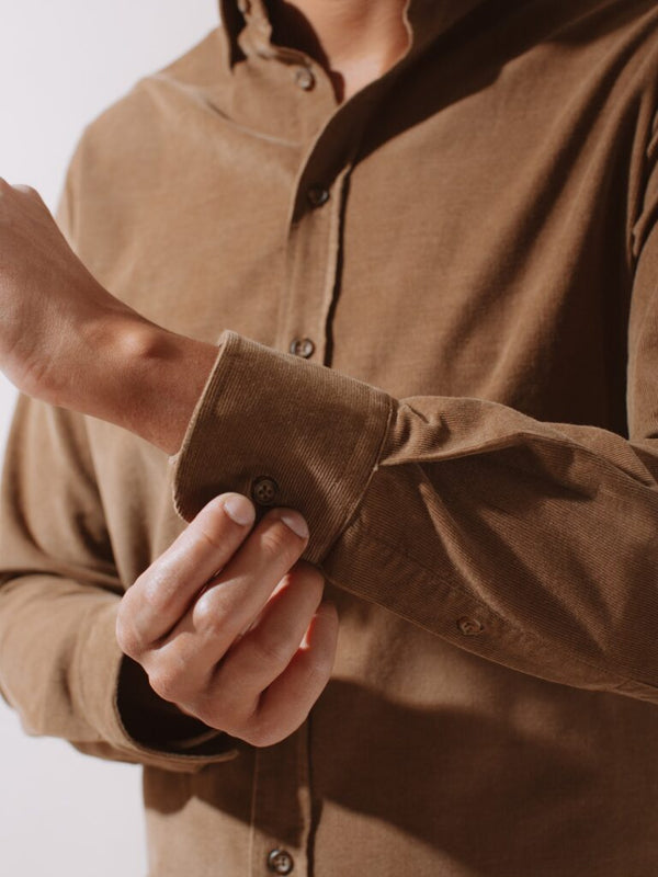 William David Southwold Button Down Corduroy Shirt