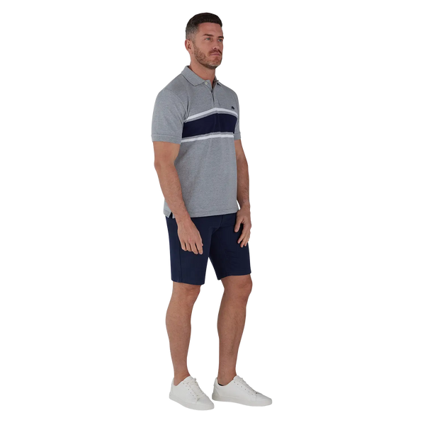 Raging Bull Engineered Stripe Polo Shirt