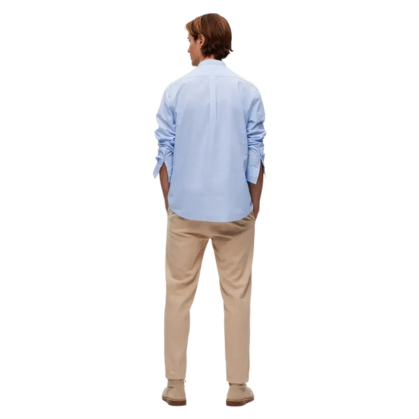 Selected Reg New Long Sleeve Linen Blend Shirt for Men