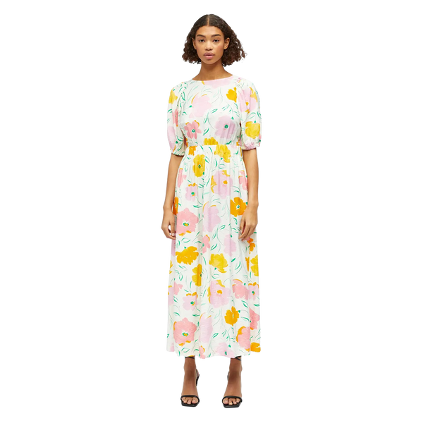 Object Hasini Short Sleeve Maxi Dress for Women