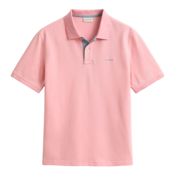 GANT Short Sleeve Contrast Polo Shirt