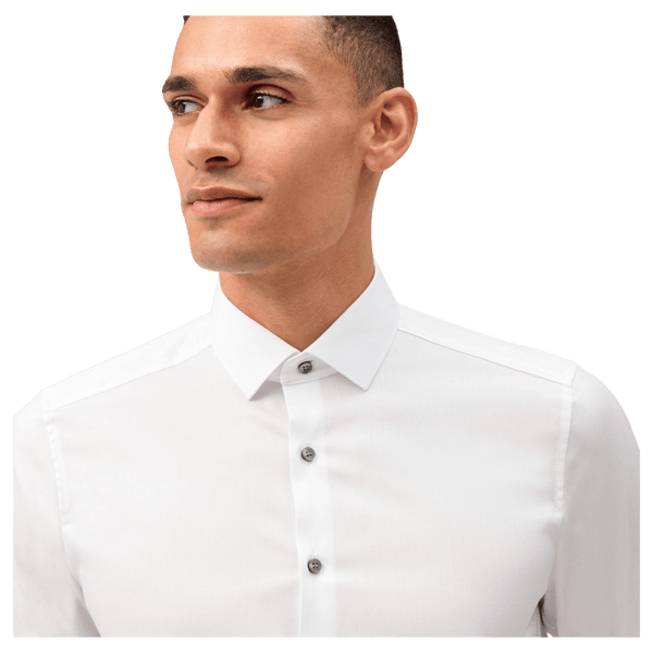 Olymp Body Fit Structured Long Sleeve Formal Shirt