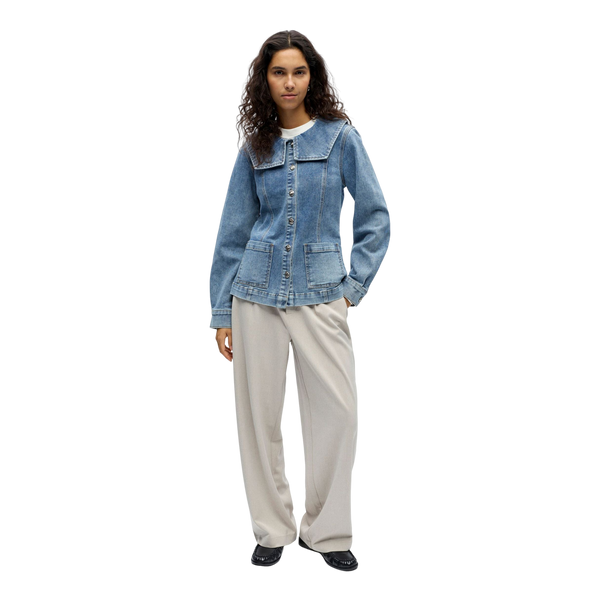Object Objivy L/s Re Denim Shirt