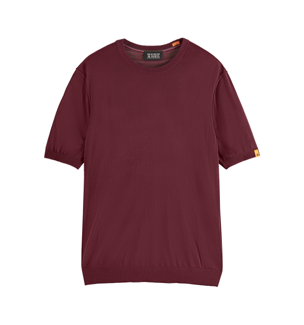 Scotch & Soda Regular Fit Knitted Short Sleeve Jumper