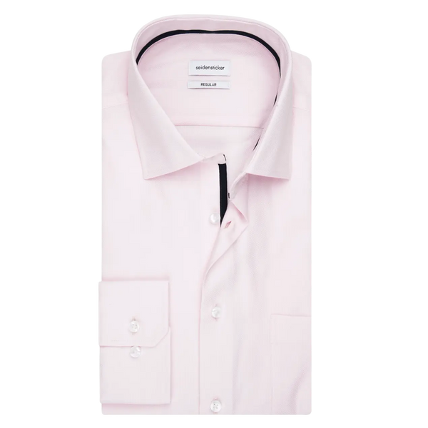 Seidensticker Regular Fit Long Sleeve Structured Finish Shirt