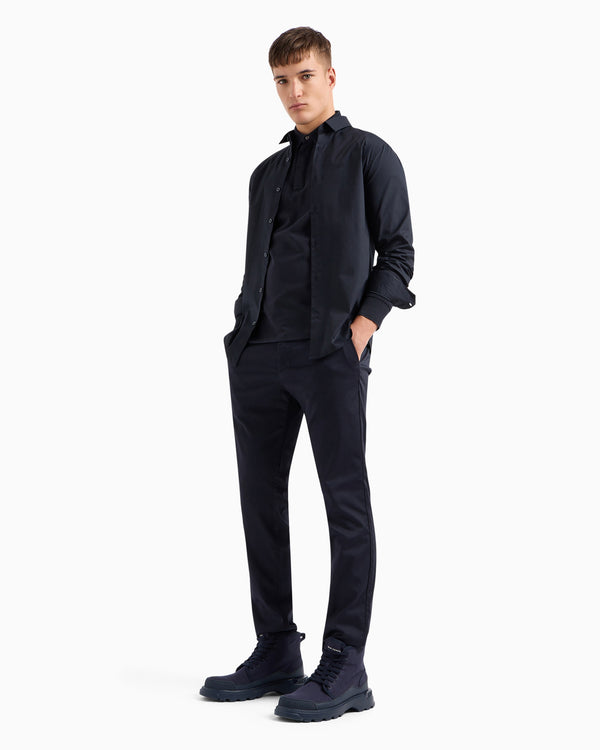 Armani Exchange Long Sleeve Polo