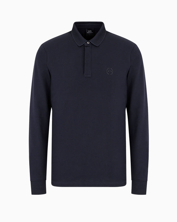Armani Exchange Long Sleeve Polo