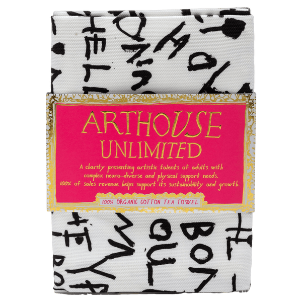 Arthouse Unlimited Hello, Hello, 100% Organic Cotton Tea Towel