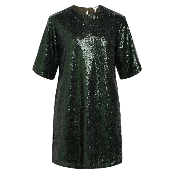 Object Karina 3/4 Sequin Mini Dress