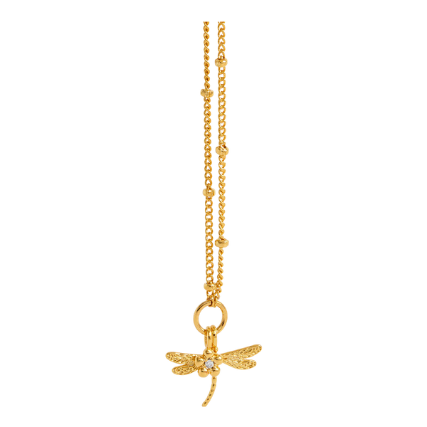 Estella Bartlett Flower & Dragonfly Necklace