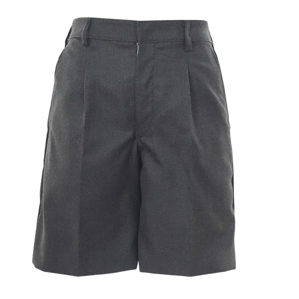 Boys’ School Bermuda Length Shorts in Mid Grey