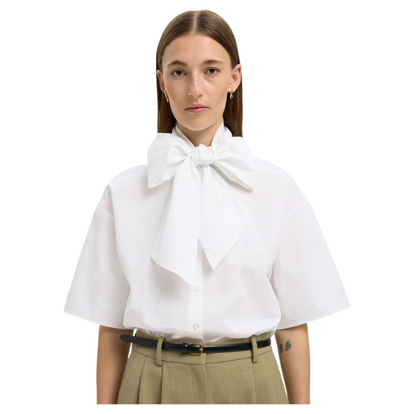 Selected Femme Slfaya-juno 2/4 Bow Shirt