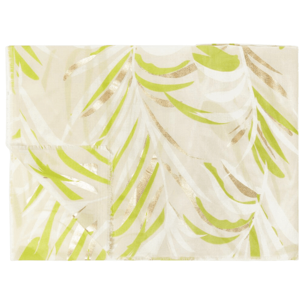 Katie Loxton Palm Leaf Foil Printed Scarf for Women