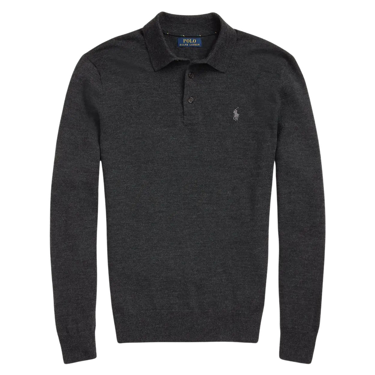Polo Ralph Lauren Washable Wool Long Sleeve Polo Shirt Coes