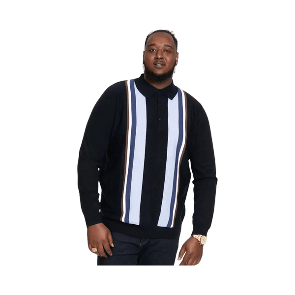 Duke Darley Long Sleeve Knitted Polo Shirt