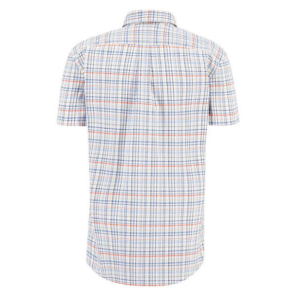 Fynch-Hatton Short Sleeve Multi Check Shirt for Men