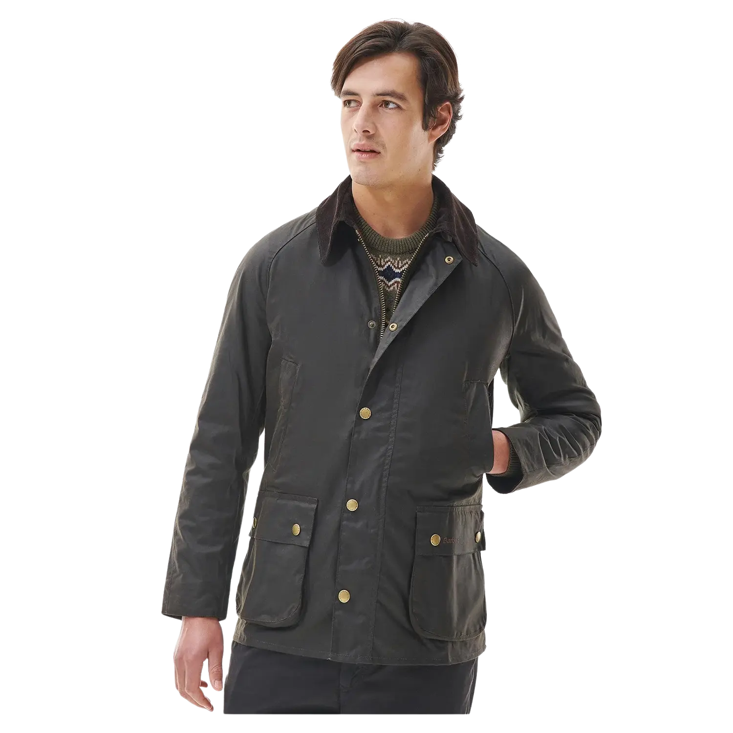Barbour ashby wax jacket zip 2024 in liner