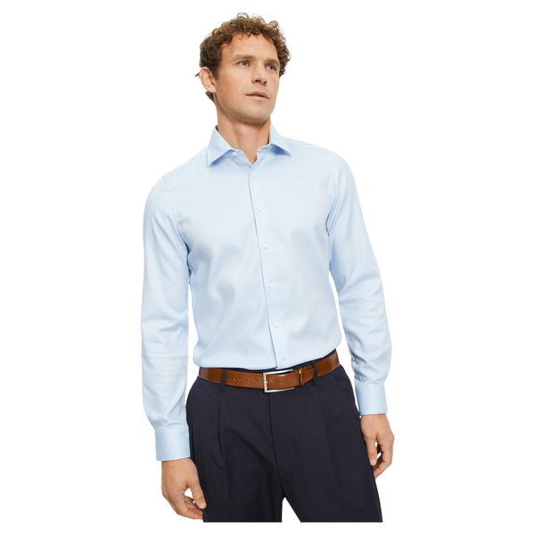 Olymp Level 5 Textured Slim Fit Shirt