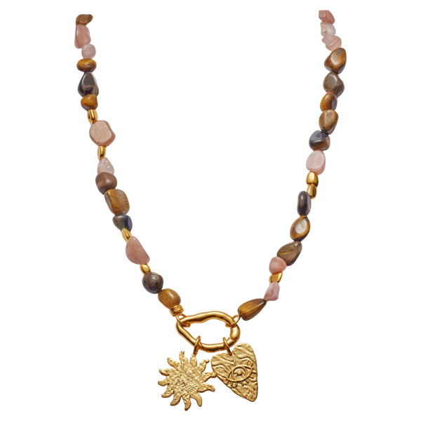 Katie Loxton Sunset Solesi Waterproof Gold Necklace