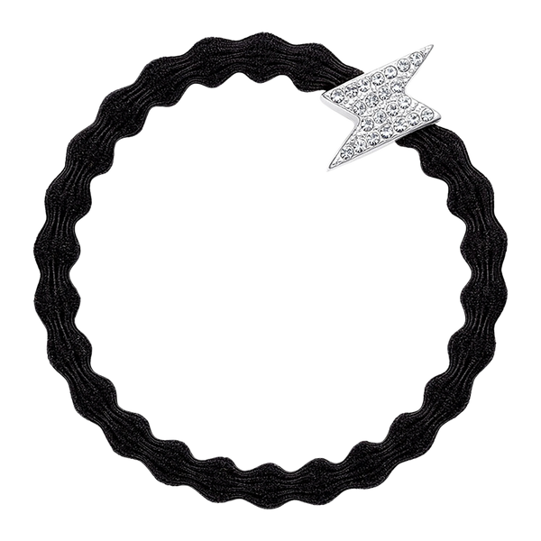 byEloise Silver Diamante Bolt Hairband for Women