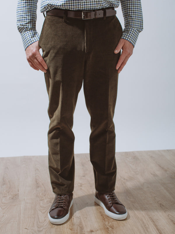 Golding Corduroy Trousers In Olive