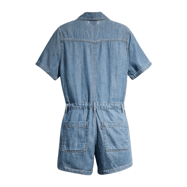 Levi's Short Sleeve Heritage Romper Jumpsuit for Women