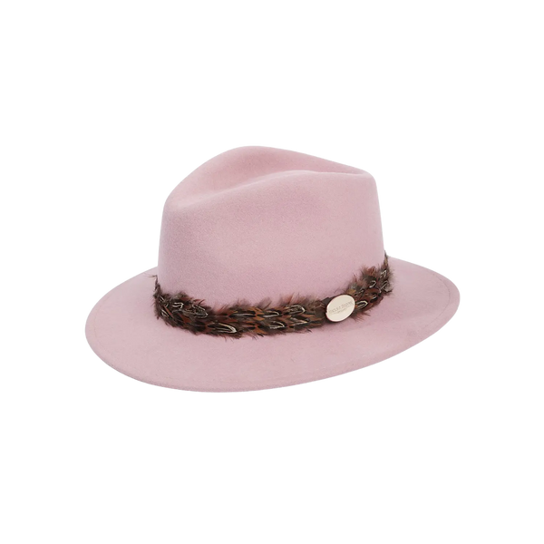 Hicks & Brown The Suffolk Fedora Pheasant Feather Wrap