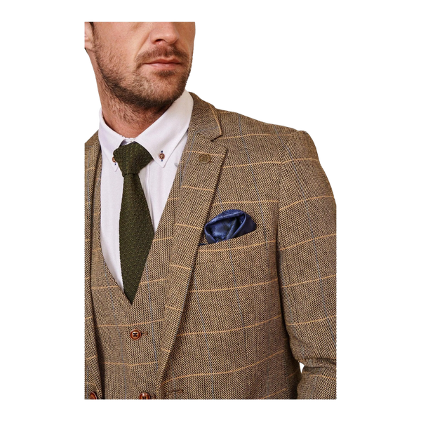 Marc Darcy Ted Tweed Suit Jacket for Men