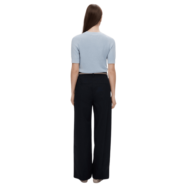 Selected Femme Elinna Short Sleeve Knitted Top for Women