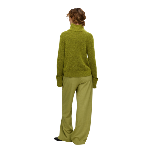 Selected Femme Sia Ras Knitted High Neck Jumper