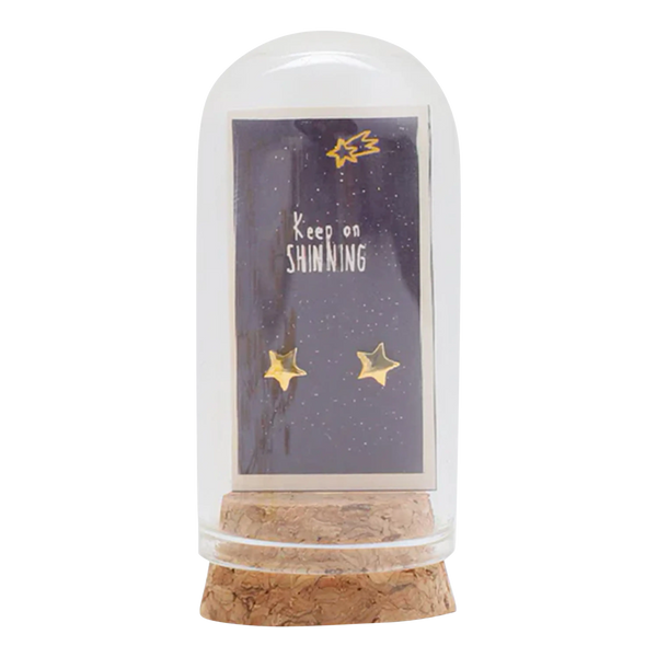 Attic Creations Keep On Shining Mini Star Earrings