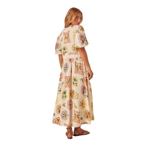 Nobody's Child Starlight SS Midi Dress Loraya Conversational