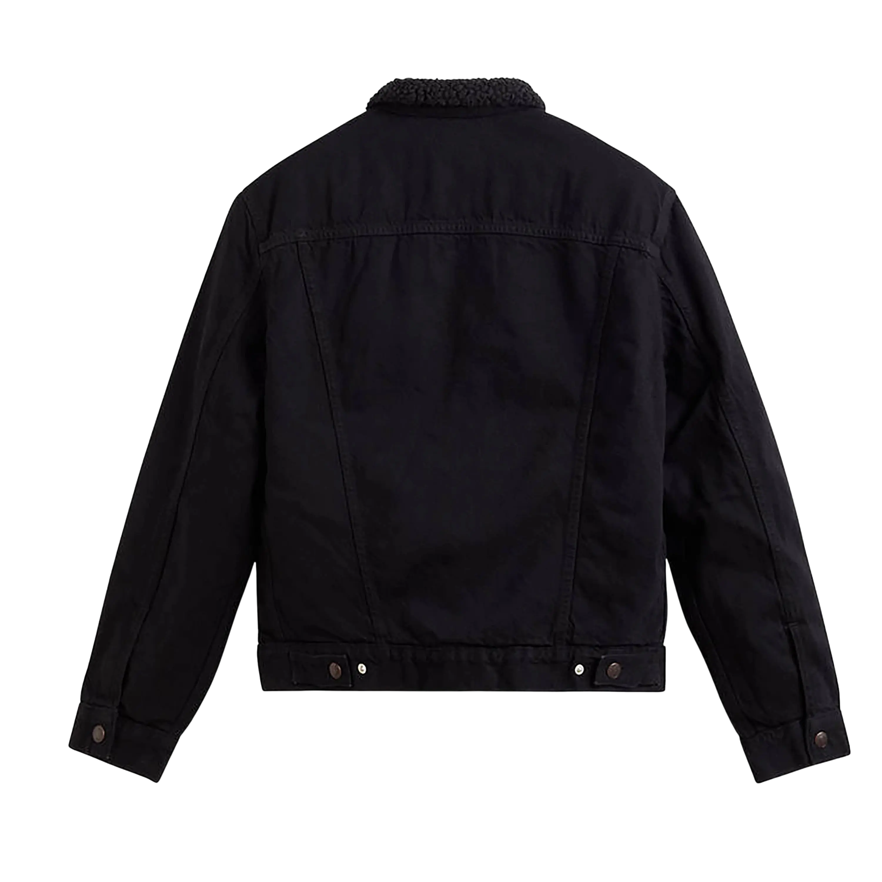 Levis sherpa discount black denim jacket