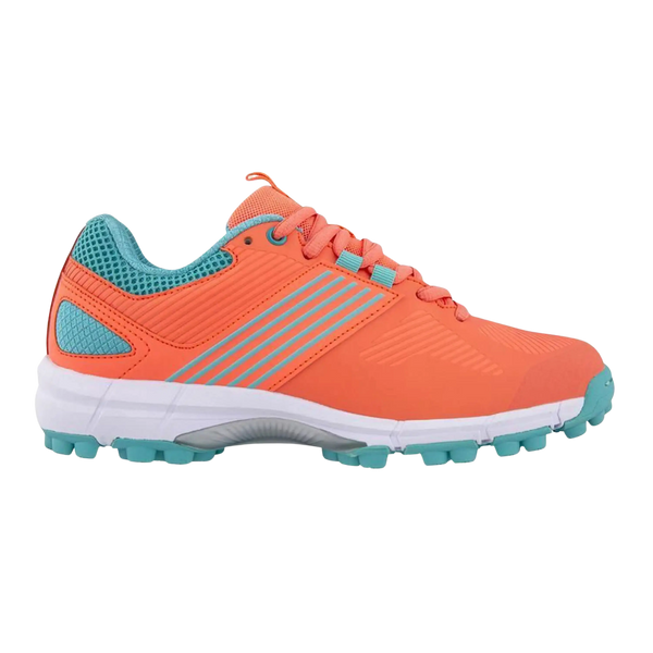 Grays Flash 2.0 Hockey Astro Shoes for Women in Coral/Teal