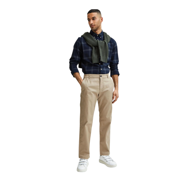 Selected Straight Stoke 196 Flex Chinos