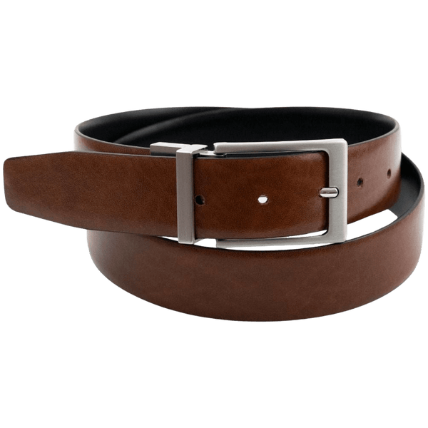 Ibex 35mm Reversible Feather Edge Leather Belt for Men