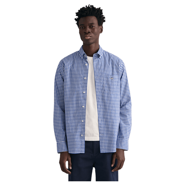 GANT Regular Fit Poplin Gingham Shirt